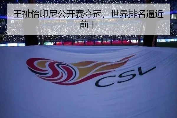 王祉怡印尼公开赛夺冠，世界排名逼近前十
